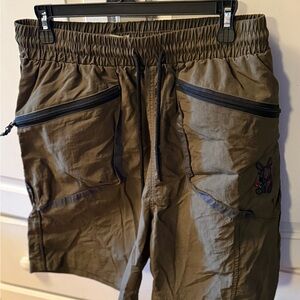 Men's Stylish Khaki Cargo Shorts